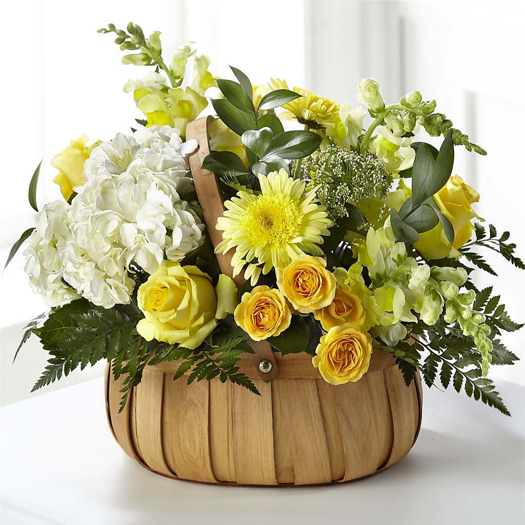 Rustic Remembrance Basket – All About Flowers, Bellingham WA