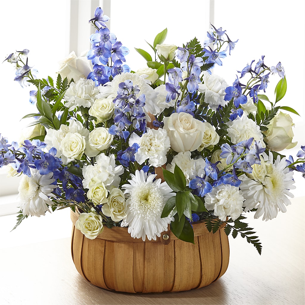 Harmony & Grace Basket – All About Flowers, Bellingham WA
