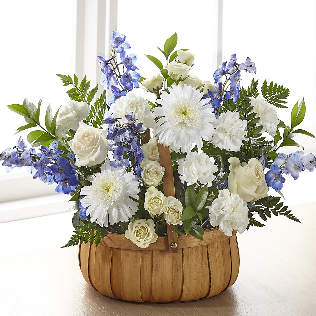 Harmony & Grace Basket – All About Flowers, Bellingham WA