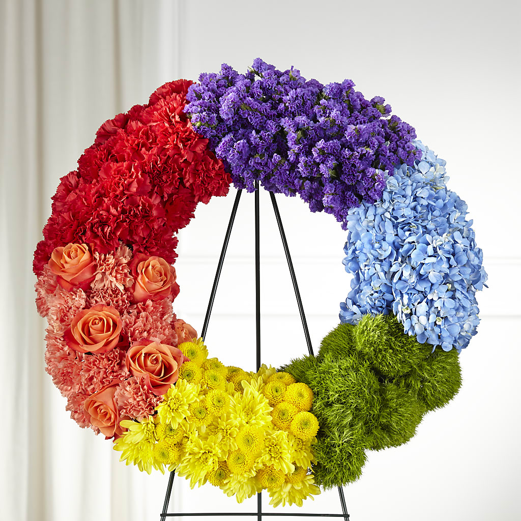 Circle of Love Wreath – All About Flowers, Bellingham WA