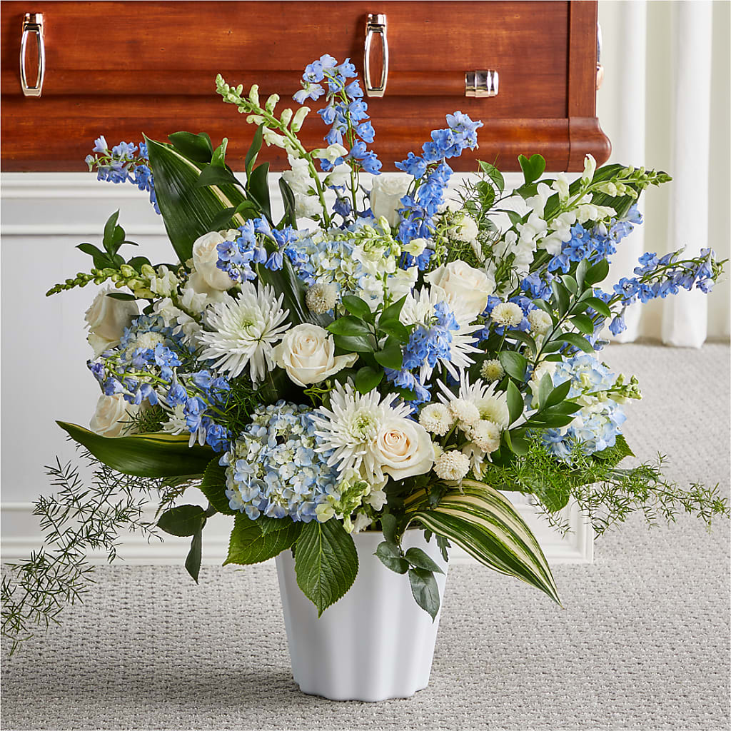 Everlasting Memories Floor Basket – All About Flowers, Bellingham WA