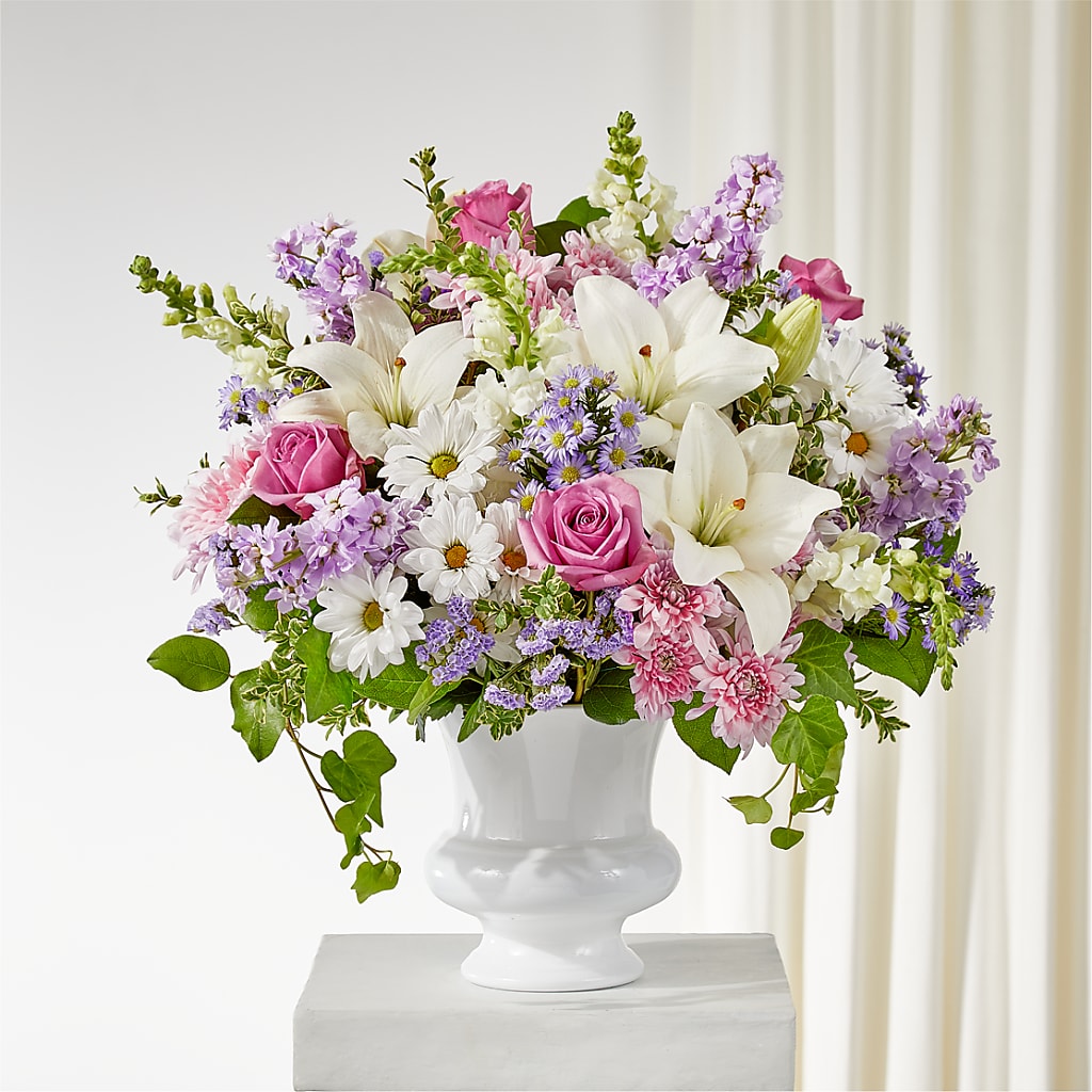Remarkable Life Urn Arrangement – All About Flowers, Bellingham WA