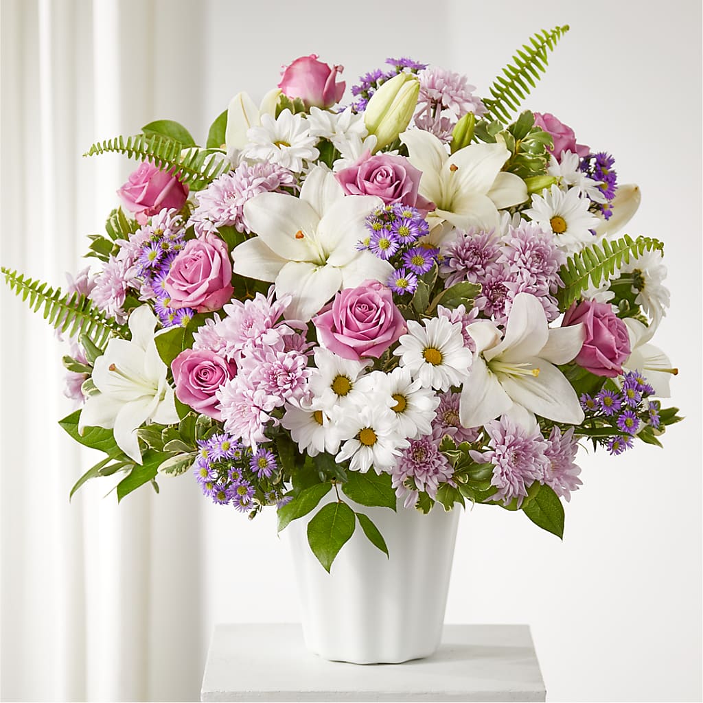 Warmest Thoughts Tabletop Basket – All About Flowers, Bellingham WA