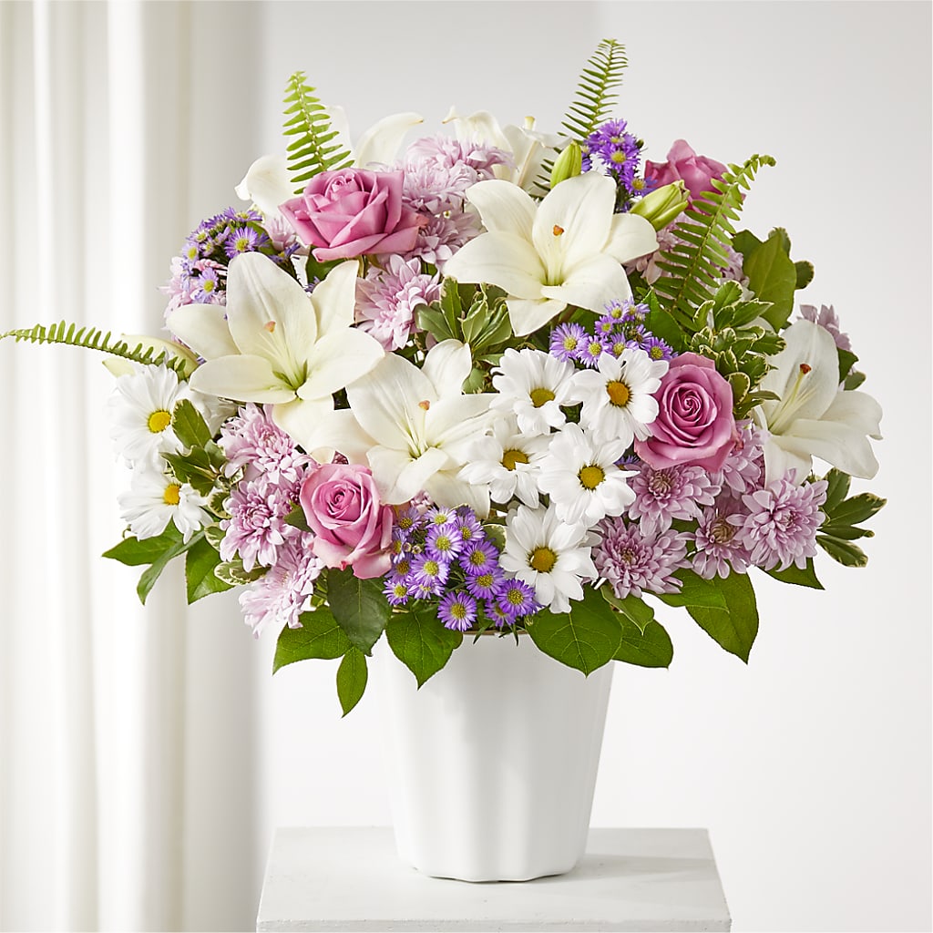 Warmest Thoughts Tabletop Basket – All About Flowers, Bellingham WA