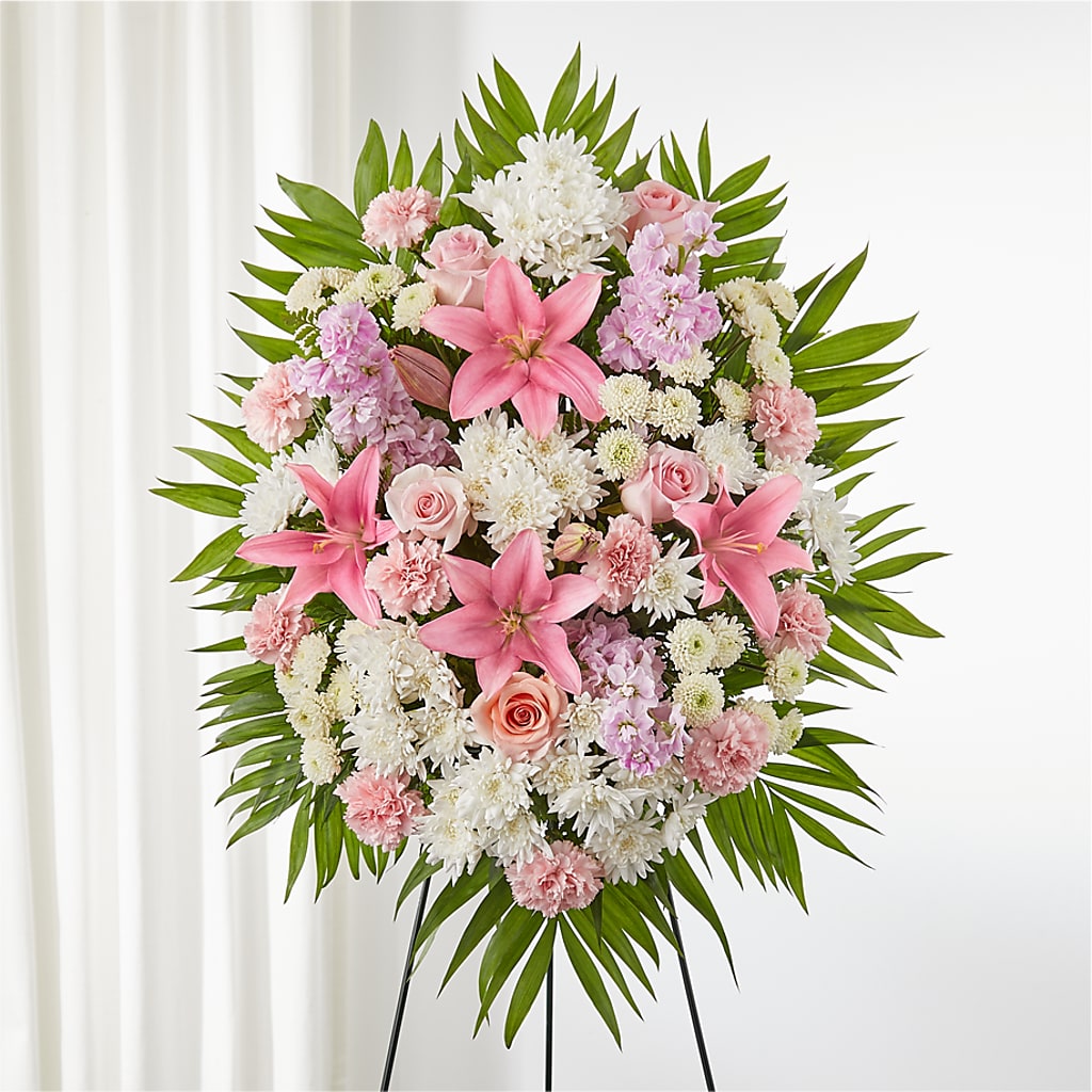 Offering Solace Standing Spray – All About Flowers, Bellingham WA
