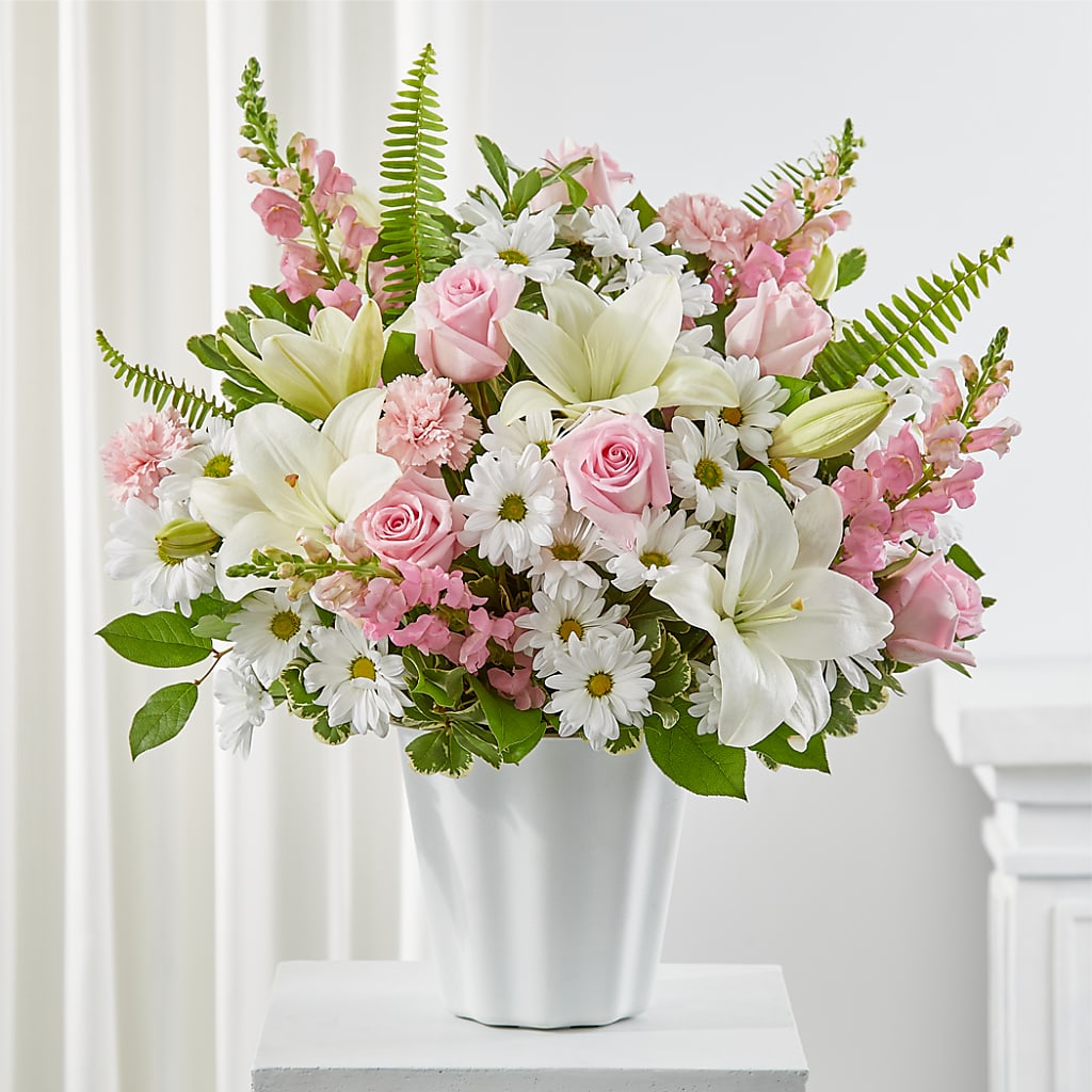 Soft Touch Tabletop Basket – All About Flowers, Bellingham WA