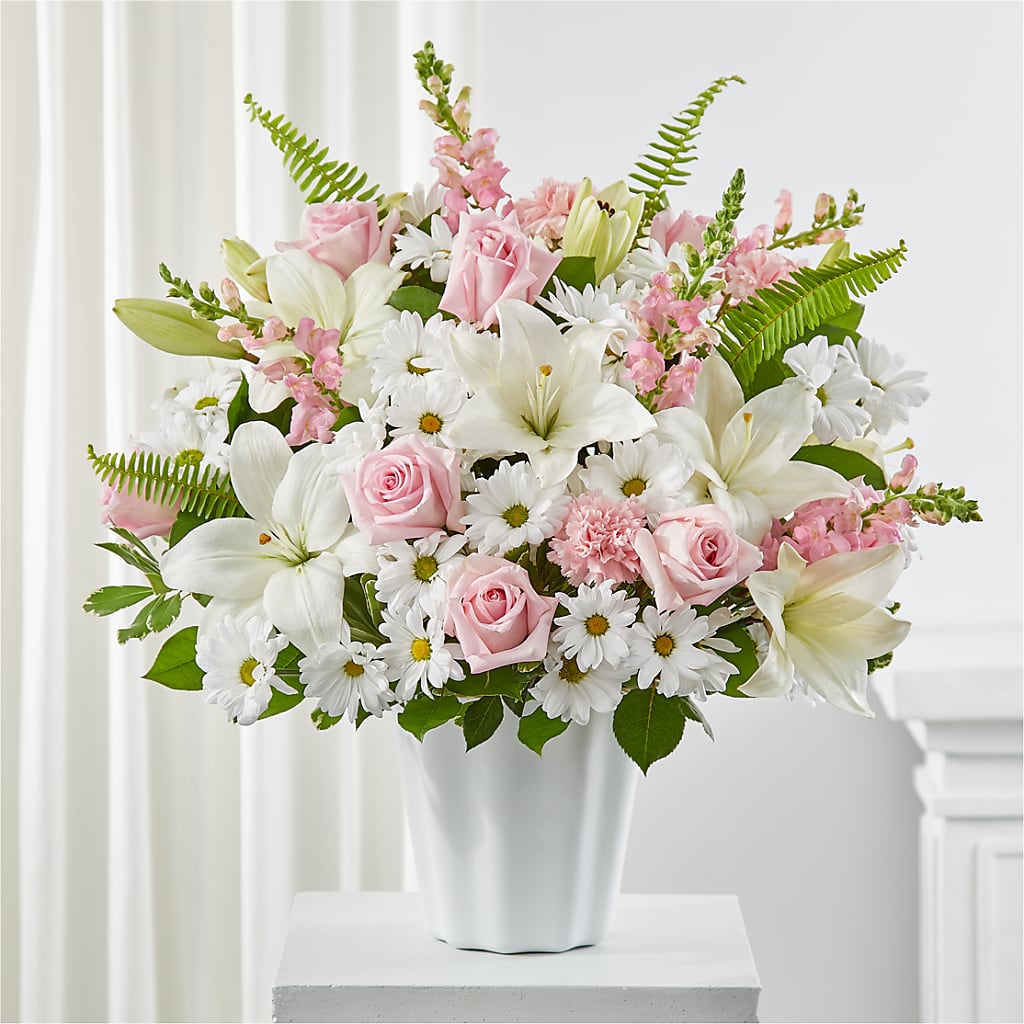 Soft Touch Tabletop Basket – All About Flowers, Bellingham WA