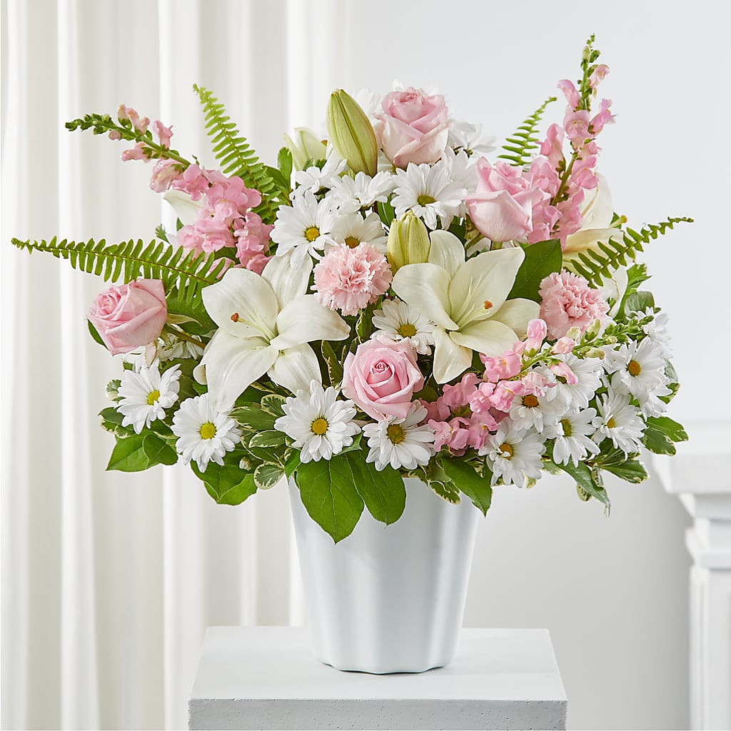 Soft Touch Tabletop Basket – All About Flowers, Bellingham WA