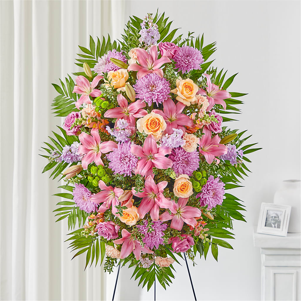 Love & Light Standing Spray – All About Flowers, Bellingham WA