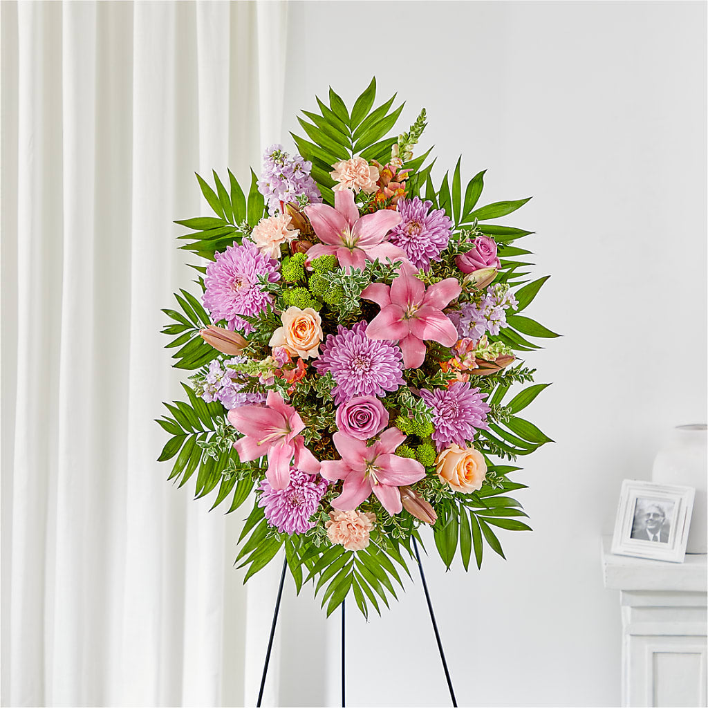 Love & Light Standing Spray – All About Flowers, Bellingham WA