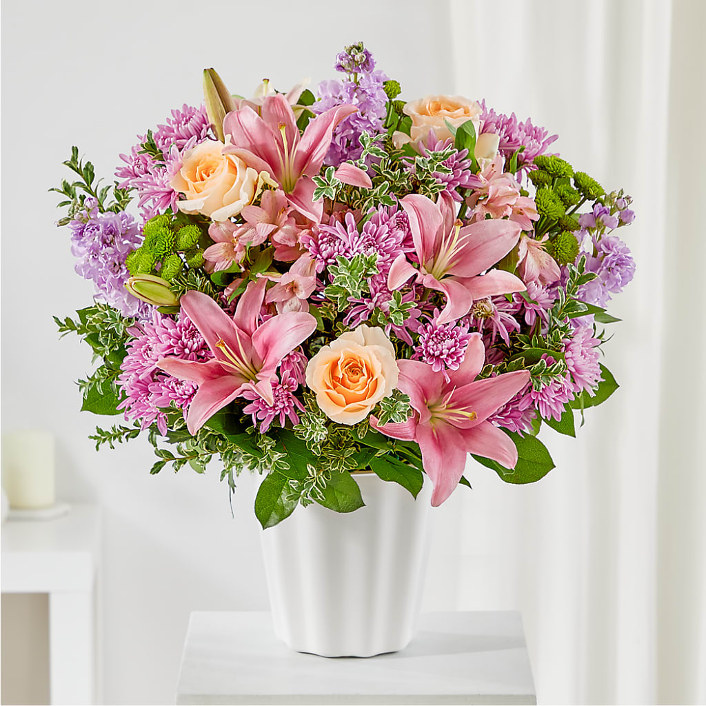 Supportive Embrace Tabletop Basket – All About Flowers, Bellingham WA