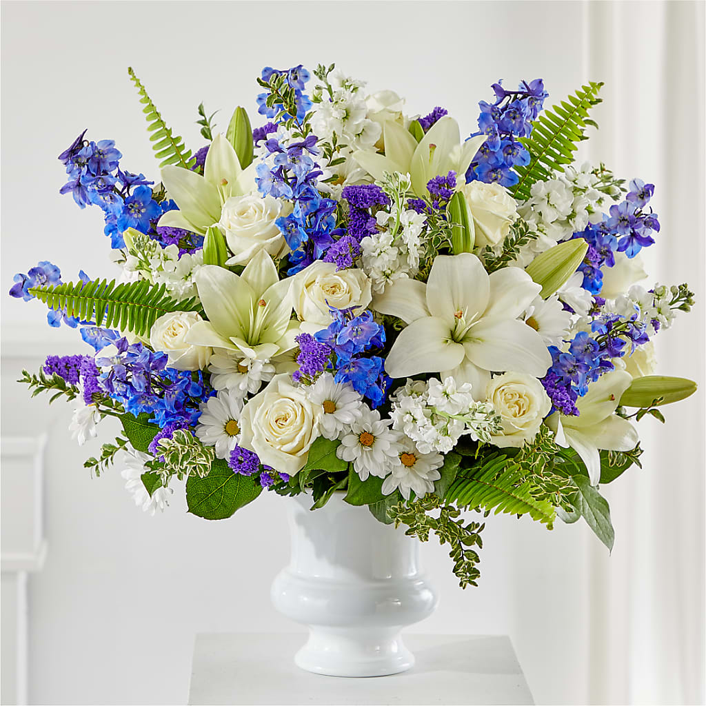 Expressions of Hope Urn Arrangement – All About Flowers, Bellingham WA