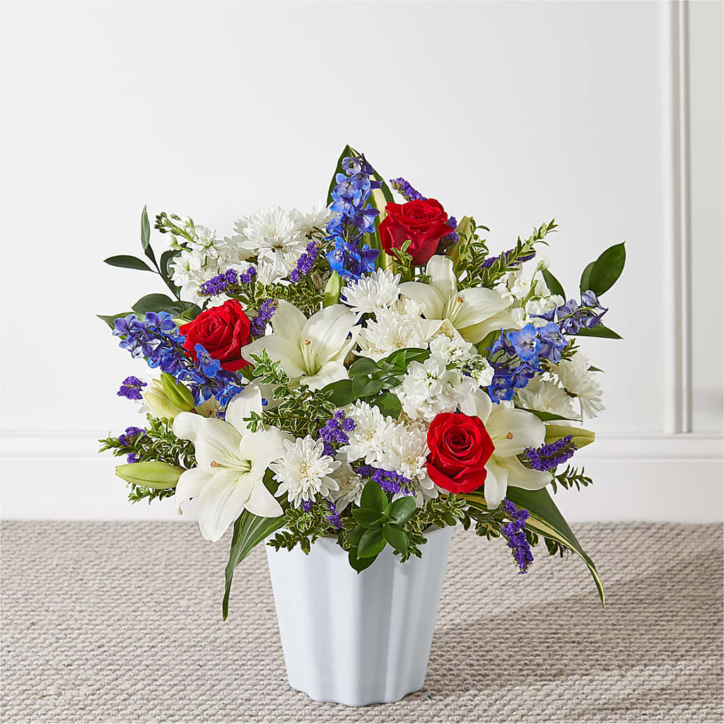 Consoled Floor Basket – All About Flowers, Bellingham WA