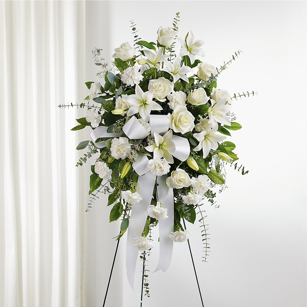 With Care Standing Spray – All About Flowers, Bellingham WA