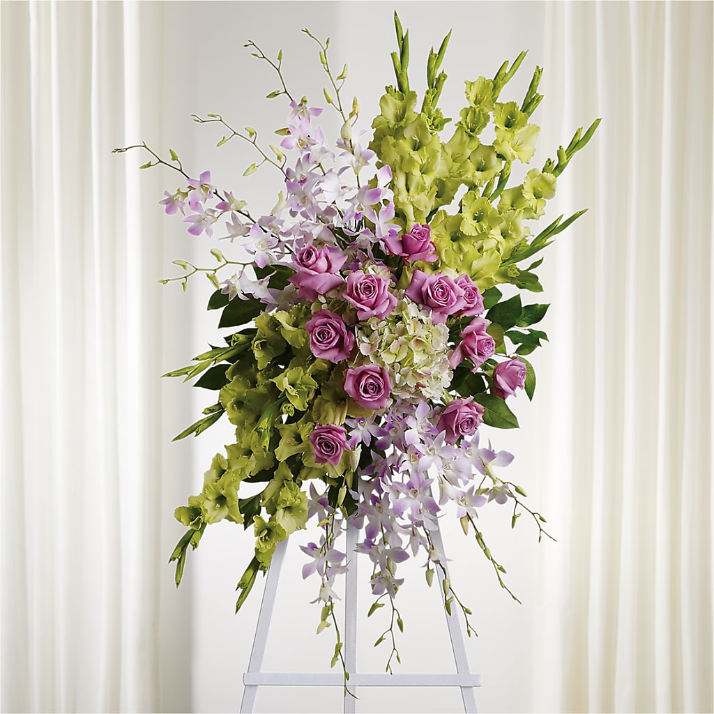 Lasting Legacy Standing Spray – All About Flowers, Bellingham WA