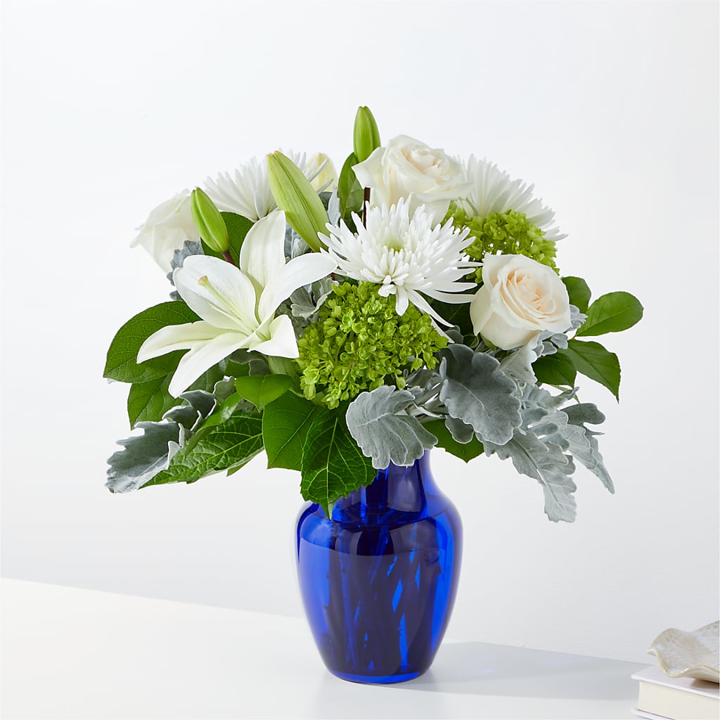 Snowy Dreams Bouquet – All About Flowers, Bellingham WA