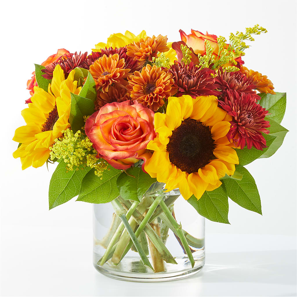 Flannel Scarf Bouquet – All About Flowers, Bellingham WA
