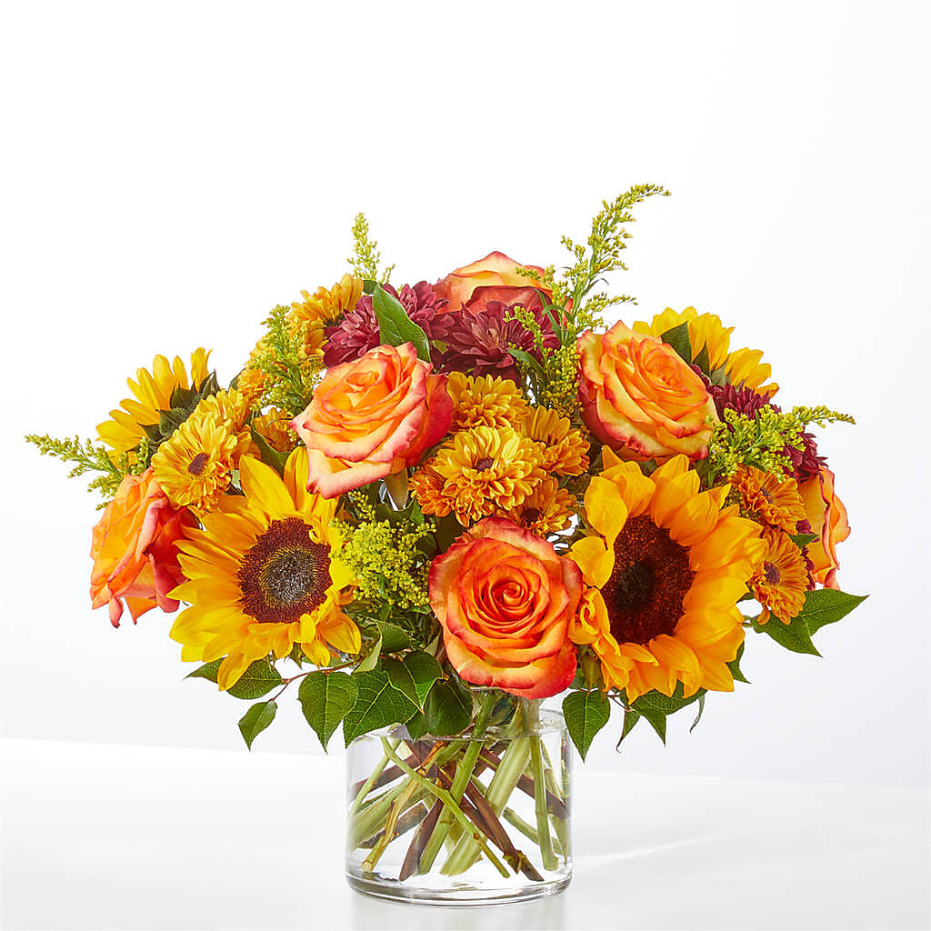 Flannel Scarf Bouquet – All About Flowers, Bellingham WA