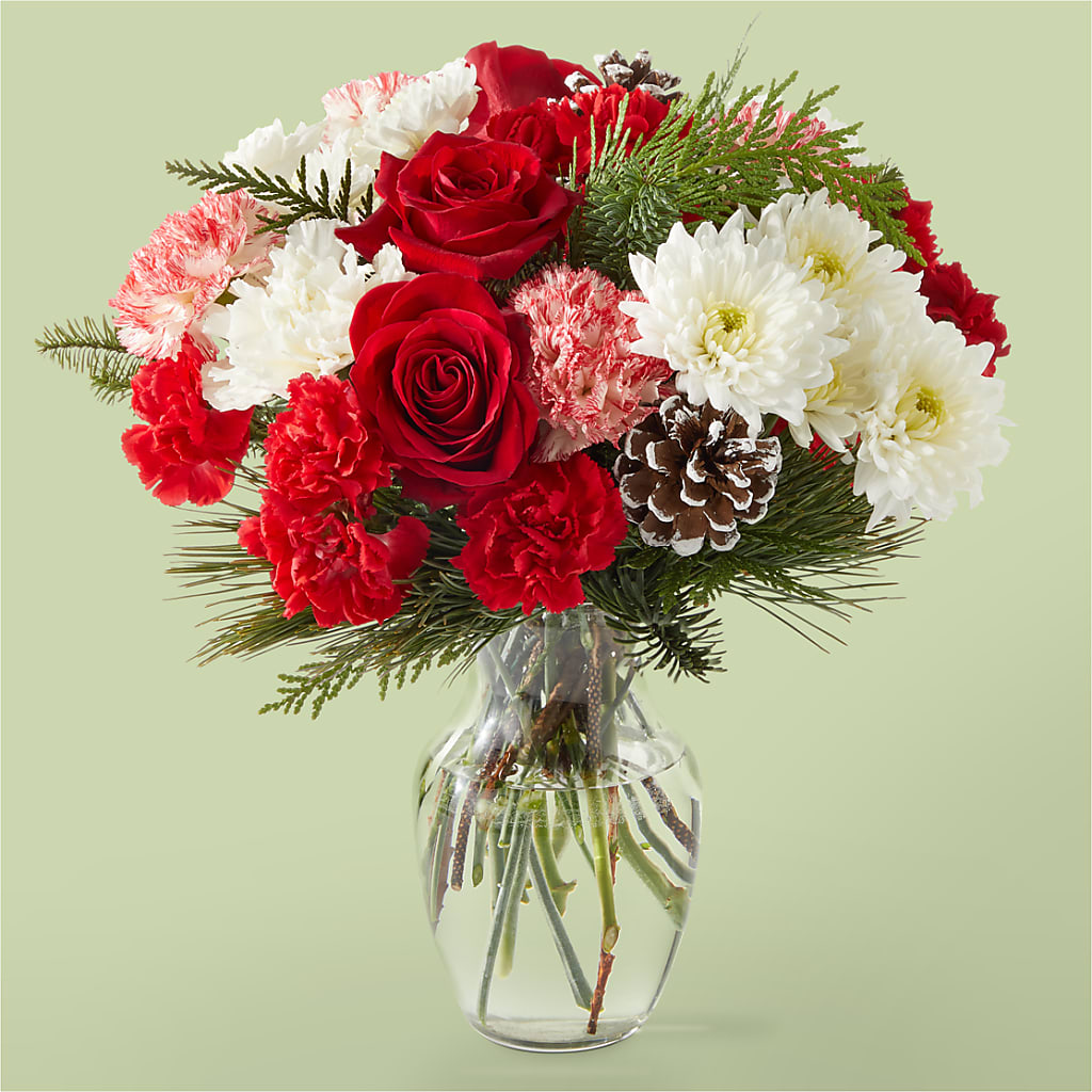 Candy Cane Lane Bouquet – All About Flowers, Bellingham WA