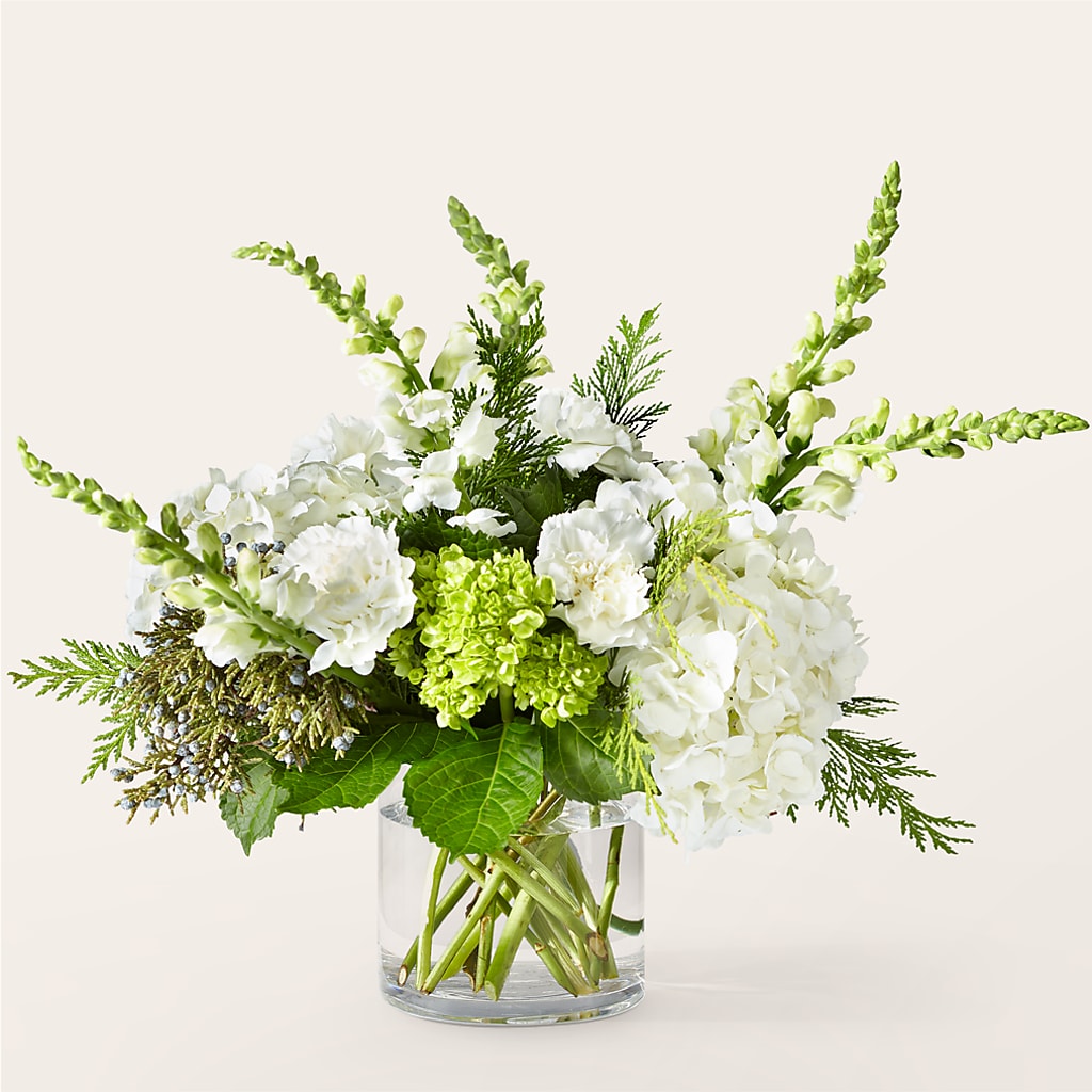 Marshmallows on Top Bouquet – All About Flowers, Bellingham WA
