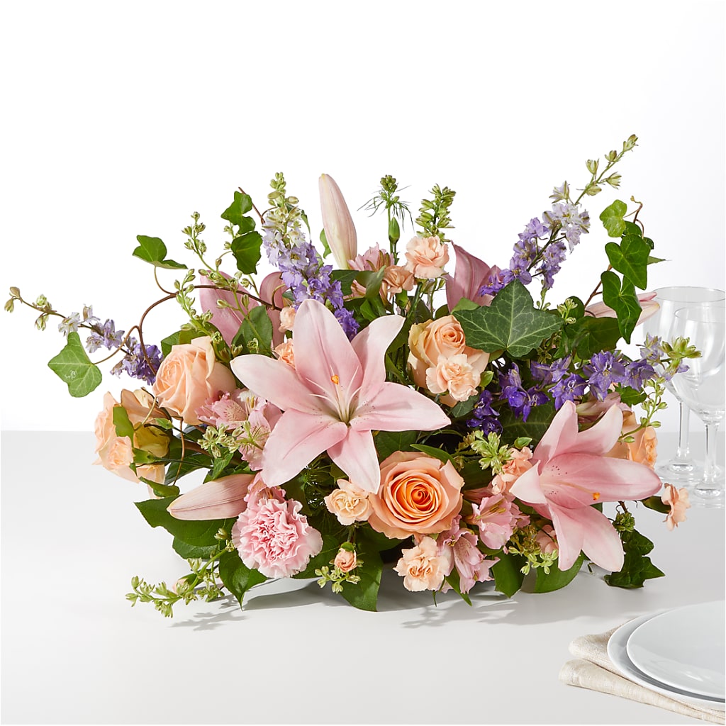Blossom Time Centerpiece – All About Flowers, Bellingham WA