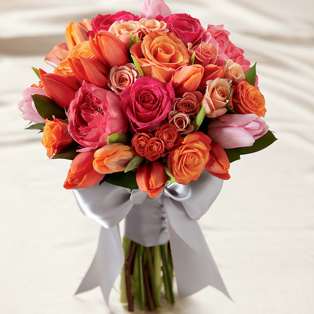 Sunset Dream Bouquet – All About Flowers, Bellingham WA