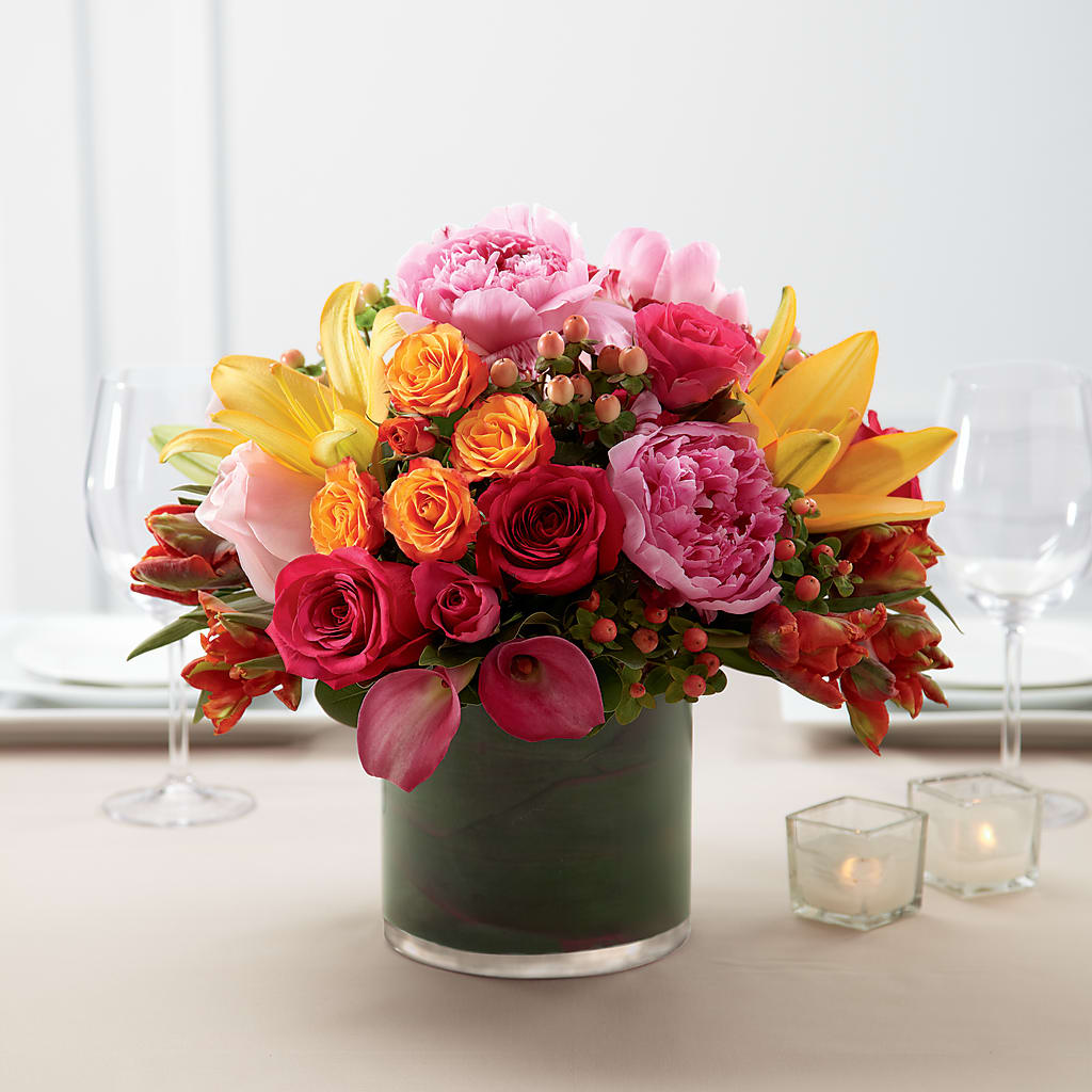 Color Mix Arrangement – All About Flowers, Bellingham WA