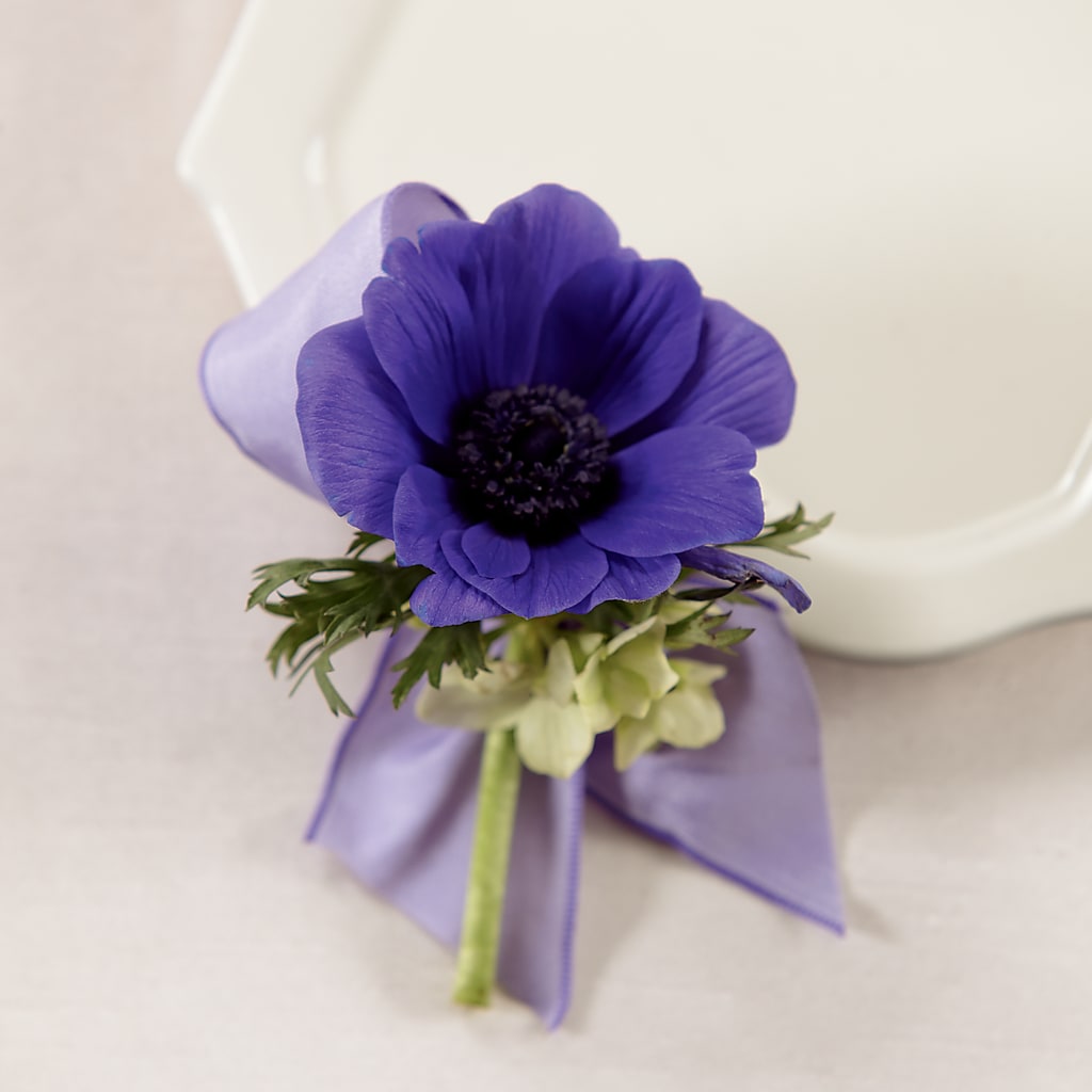 Purple Passion Boutonniere – All About Flowers, Bellingham WA