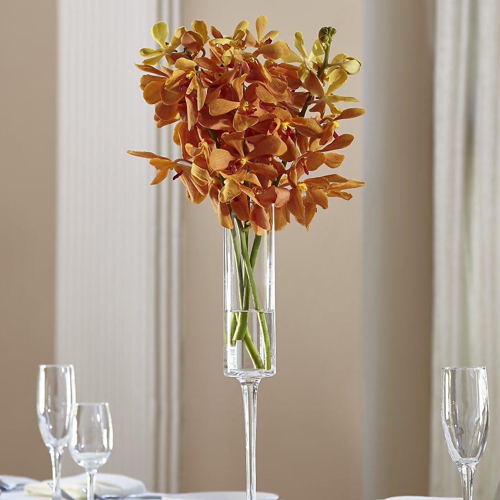Orange Mokara Bouquet – All About Flowers, Bellingham WA