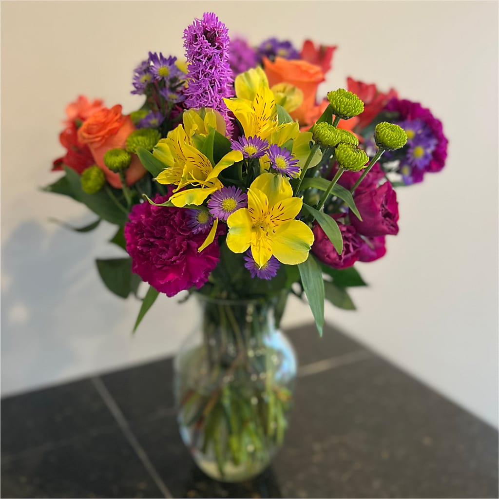 Bold & Bright – A Florist Original –  All About Flowers, Bellingham WA
