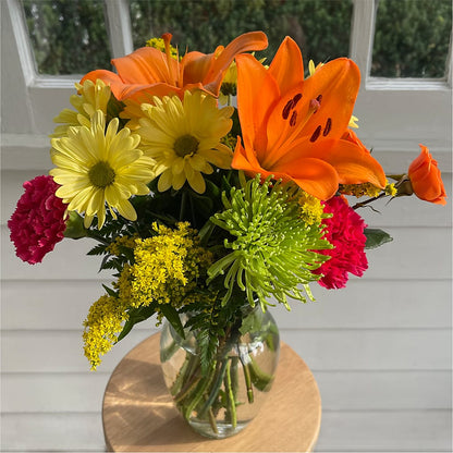 Bold & Bright – A Florist Original –  All About Flowers, Bellingham WA
