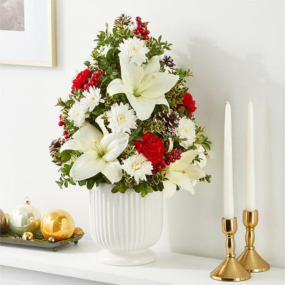 Festive Moments Tree –  All About Flowers, Bellingham WA