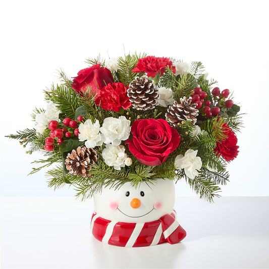 Jolly Snowman Bouquet –  All About Flowers, Bellingham WA