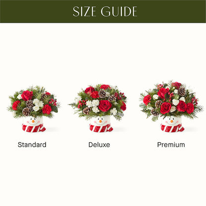 Jolly Snowman Bouquet –  All About Flowers, Bellingham WA