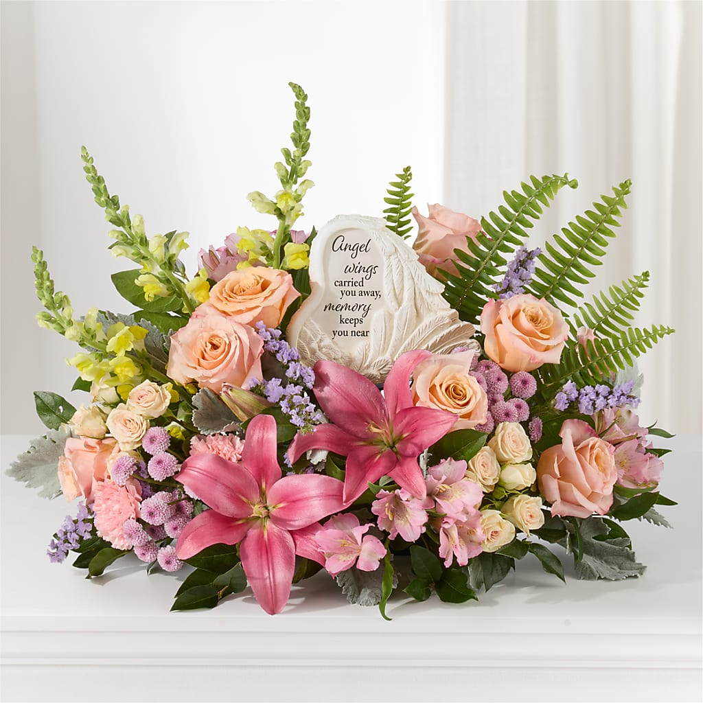 Gentle Light Arrangement –  All About Flowers, Bellingham WA