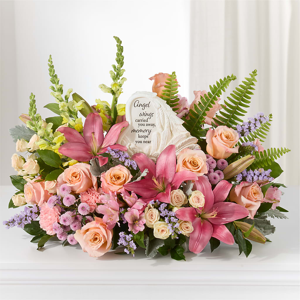 Gentle Light Arrangement –  All About Flowers, Bellingham WA
