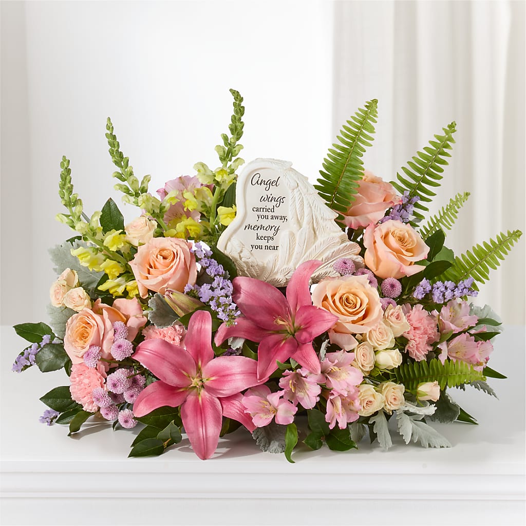 Gentle Light Arrangement –  All About Flowers, Bellingham WA