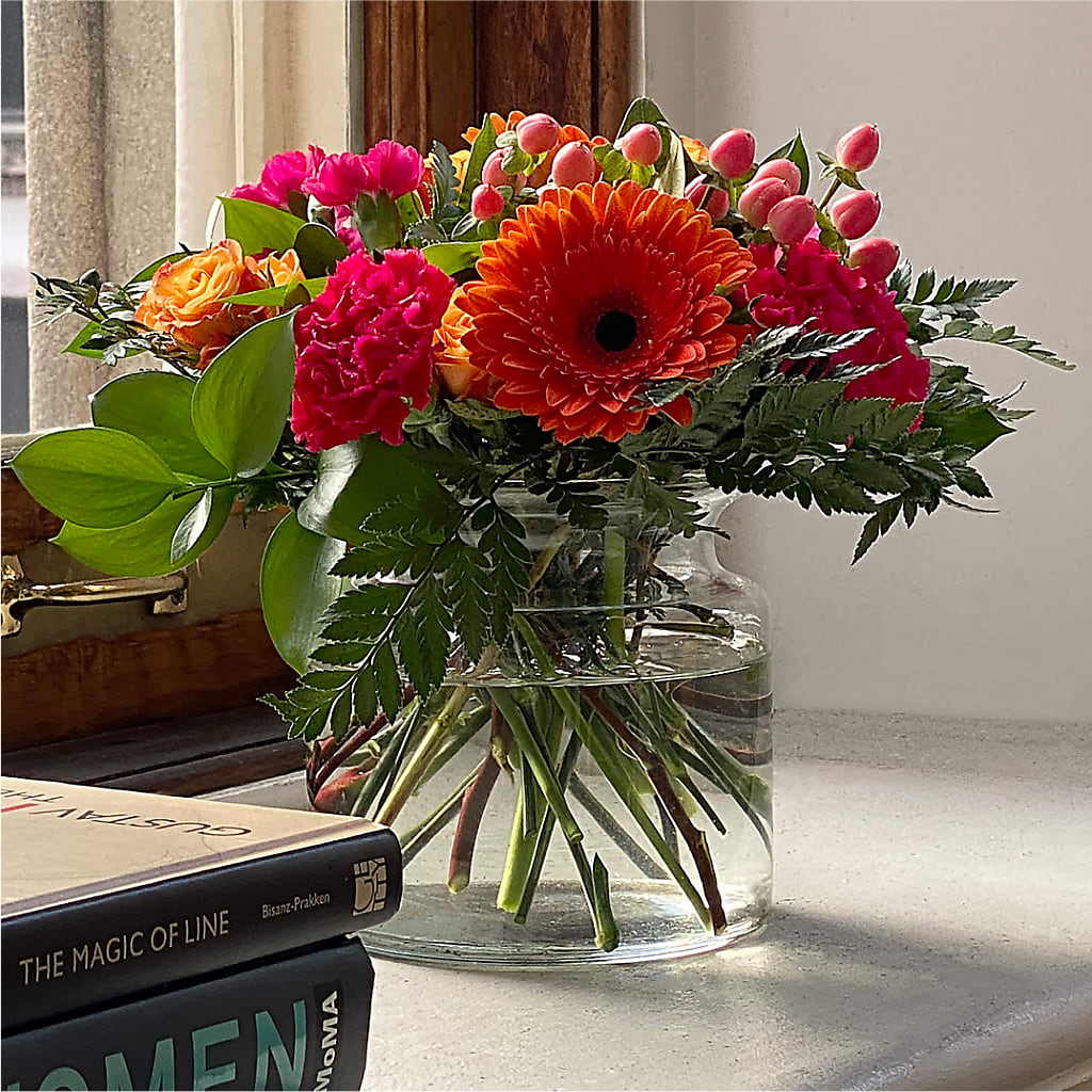 Fiesta Bouquet –  All About Flowers, Bellingham WA