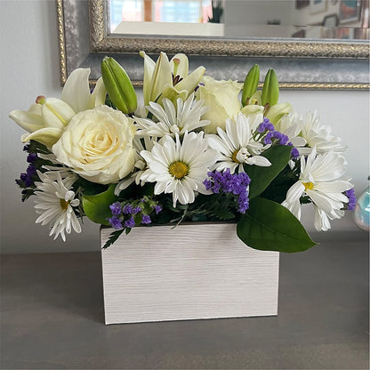 Beyond Blue Box Bouquet –  All About Flowers, Bellingham WA
