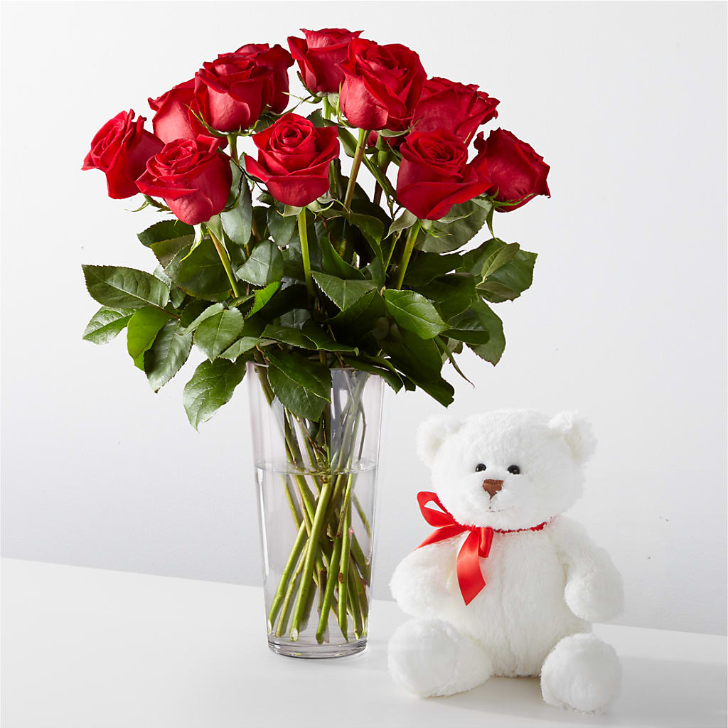 Romantic Long Stem Red Rose Bouquet Bundles –  All About Flowers, Bellingham WA