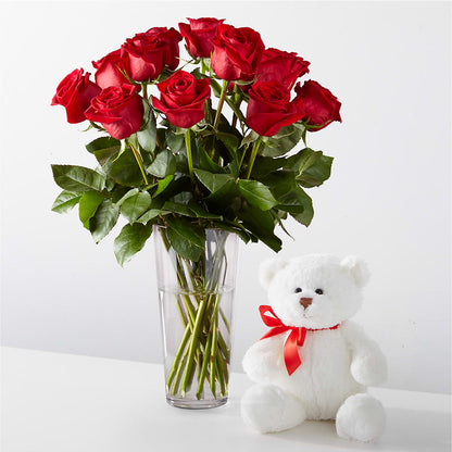Romantic Long Stem Red Rose Bouquet Bundles –  All About Flowers, Bellingham WA