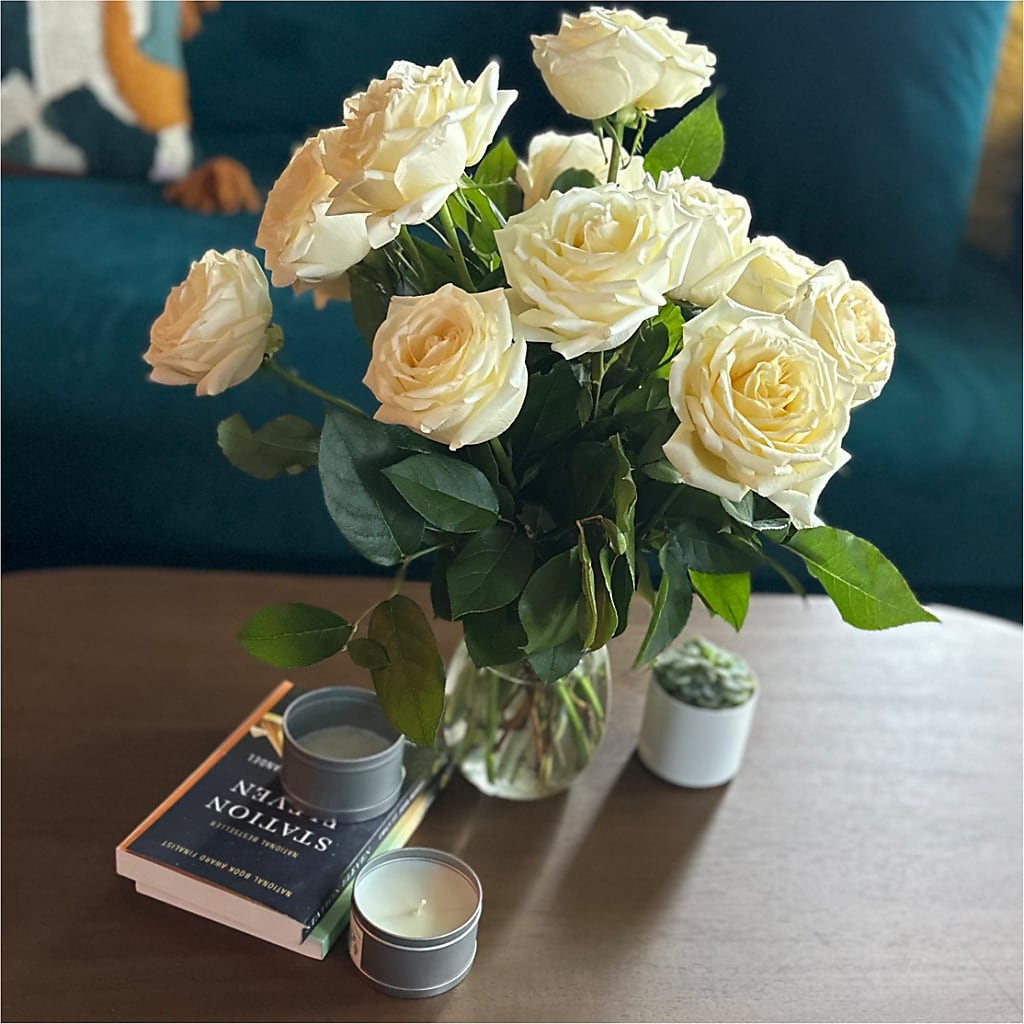 Long Stem Yellow Rose Bouquet –  All About Flowers, Bellingham WA