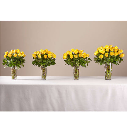 Long Stem Yellow Rose Bouquet –  All About Flowers, Bellingham WA