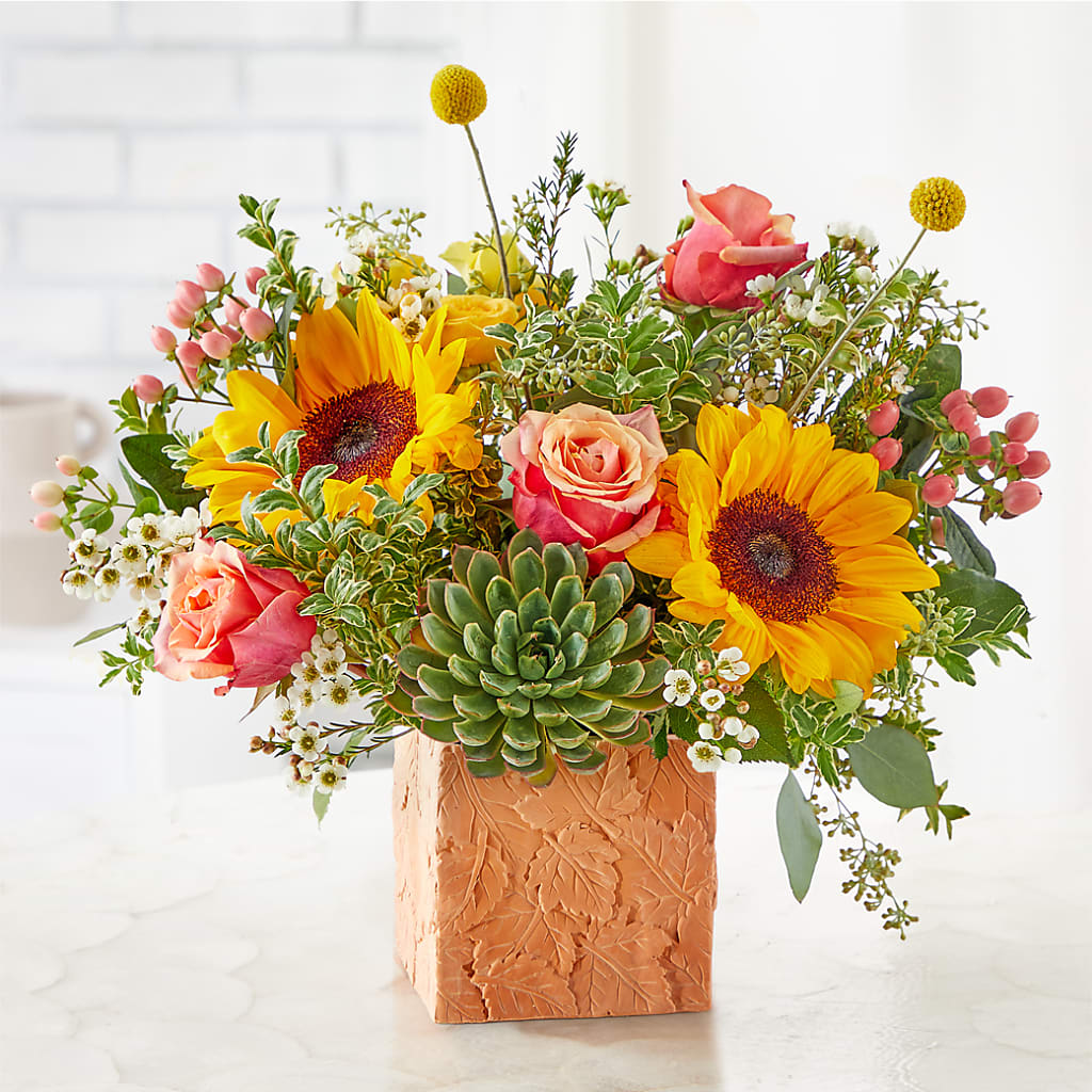 Sunflower Season Bouquet –  All About Flowers, Bellingham WA