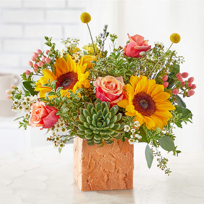 Sunflower Season Bouquet –  All About Flowers, Bellingham WA