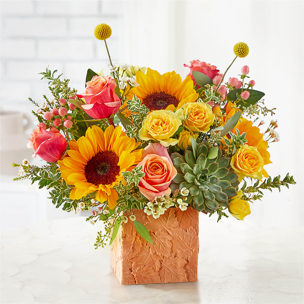 Sunflower Season Bouquet –  All About Flowers, Bellingham WA
