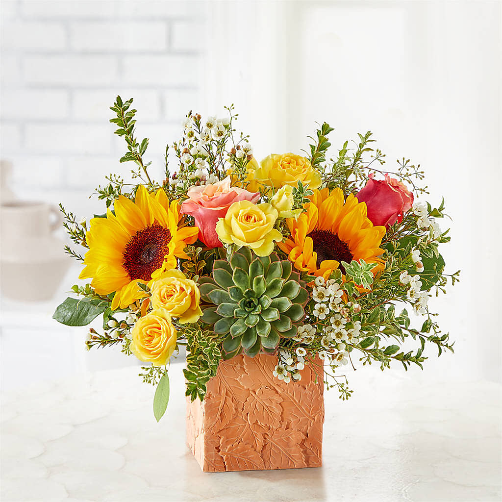 Sunflower Season Bouquet –  All About Flowers, Bellingham WA