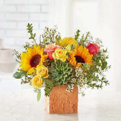 Sunflower Season Bouquet –  All About Flowers, Bellingham WA