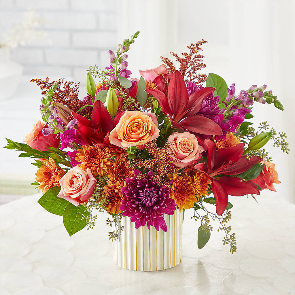 Burgundy Landscape Bouquet –  All About Flowers, Bellingham WA