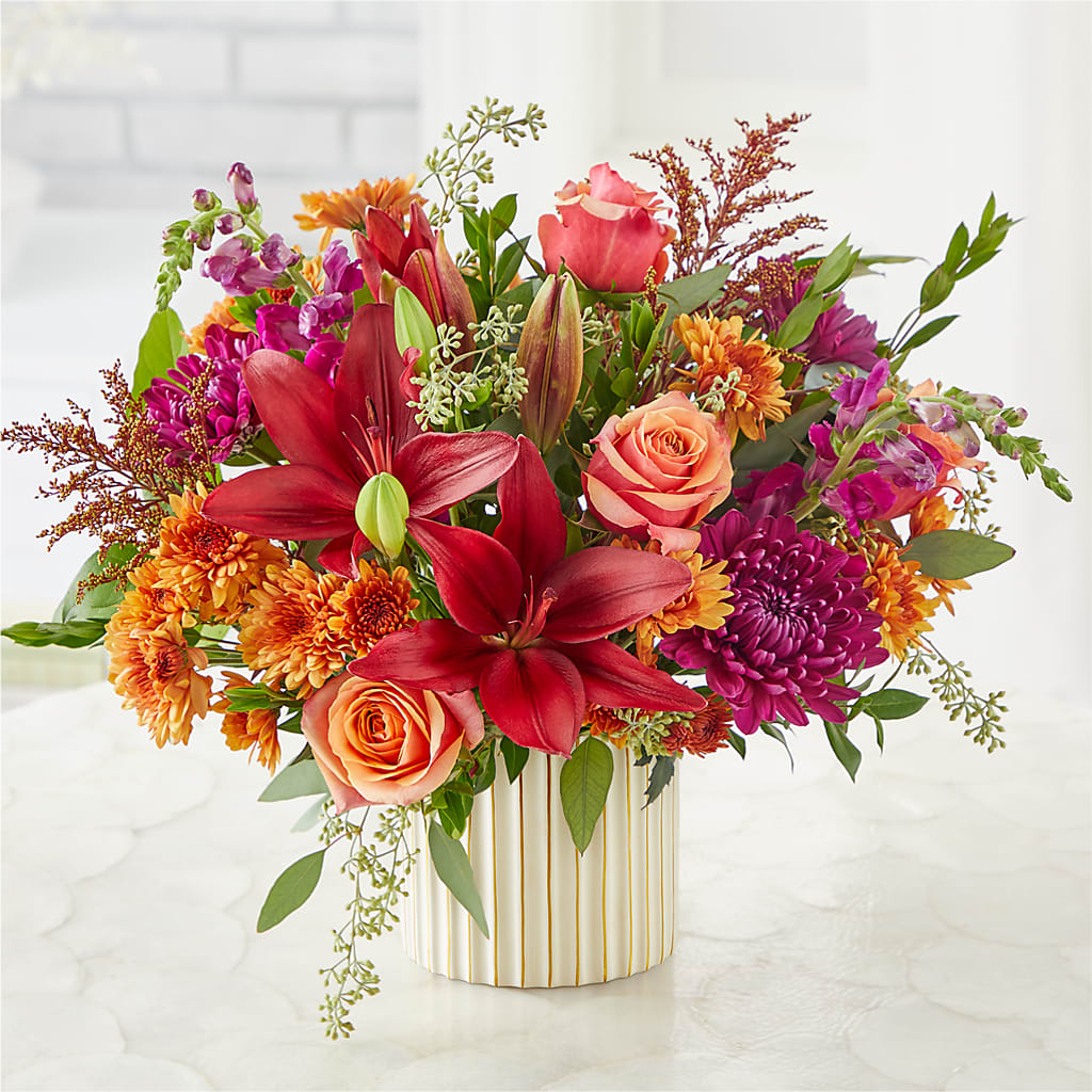 Burgundy Landscape Bouquet –  All About Flowers, Bellingham WA